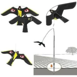 MIMIY Thsinde Birds Scarer Repeller Flying Hawk Kite For Garden Scarecrow Yard Home Decoration 1pcs