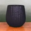 Leaf Black Ceramic Planter Plant Pot 1 Leaf Black Ceramic Planter Plant Pot -Indoor Flower Pot 77246679 1