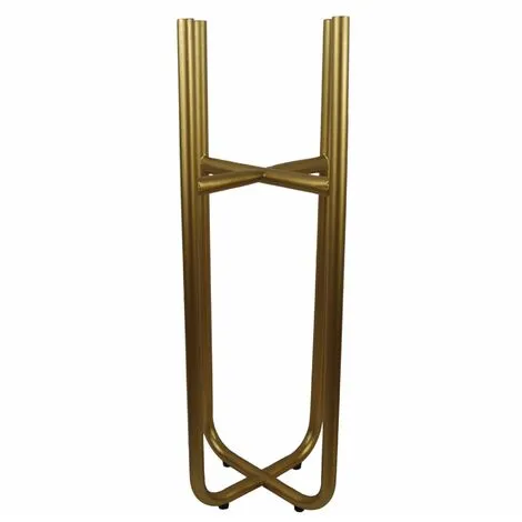 Leaf Large Gold Planter Stand (Planter Not Included) 62cm X 18cm 3 Leaf Large Gold Planter Stand (Planter Not Included) 62cm X 18cm