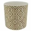 Leaf Grey Geometric Planter Plant Pot 12 X 12 X 12cm
