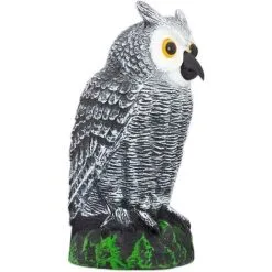 JENDREK PAUL LIMITED Bird Blinder Scarecrow Fake Owl Decoy - Repellent Garden Protector -Indoor Flower Pot 77563131 4
