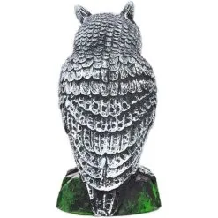 JENDREK PAUL LIMITED Bird Blinder Scarecrow Fake Owl Decoy - Repellent Garden Protector -Indoor Flower Pot 77563131 5