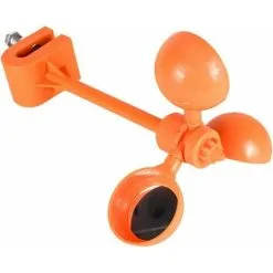 SWYEOOT Bird Repellent Pigeons Wind Turbine 360 Degree Reflective Paver Garden Tool Orange Pavilion Agriculture Garden Press Bird Investing -Indoor Flower Pot 78027189 5