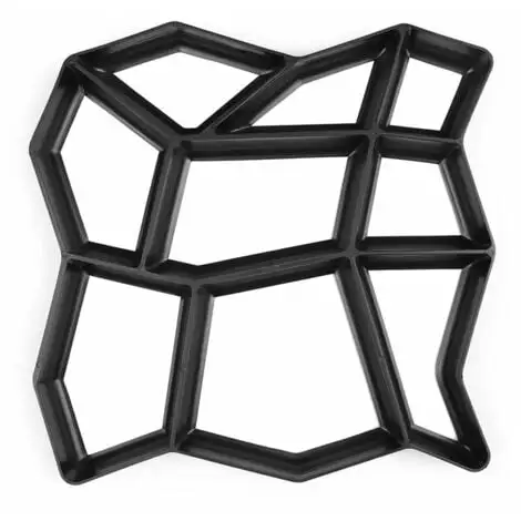 ECHOO Paving Path Border Maker Path Molder Reusable Concrete Cement Stone Design Paver Walk Mould DIY 3 ECHOO Paving Path Border Maker Path Molder Reusable Concrete Cement Stone Design Paver Walk Mould DIY