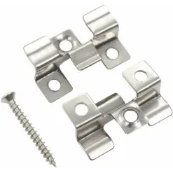 ECHOO 100 Pcs Decking Clips With 200 Screws Stainless Steel