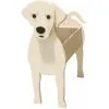 ECHOO Cartoon Animals Cute Dog Shape Pot Plant Garden Decorated Labrador Planter, 7 -Indoor Flower Pot 80339695 1