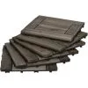 Outsunny 27 Pcs Wooden Interlocking Decking Tiles, 30 X 30 Cm Per Piece, Grey 1 Outsunny 27 Pcs Wooden Interlocking Decking Tiles, 30 X 30 Cm Per Piece, Grey -Indoor Flower Pot 81979225 1