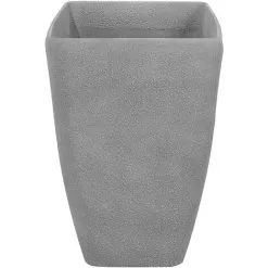 Beliani Plant Pot Planter Stone Fiberglass Natural Garden Patio 74x32x45cm Grey Baris 11 Beliani Plant Pot Planter Stone Fiberglass Natural Garden Patio 74x32x45cm Grey Baris -Indoor Flower Pot 8247311 5