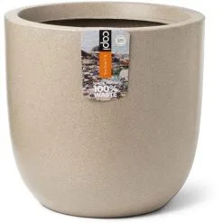 Egg Planter Waste Smooth 43x41 Cm Terrazzo Beige Capi