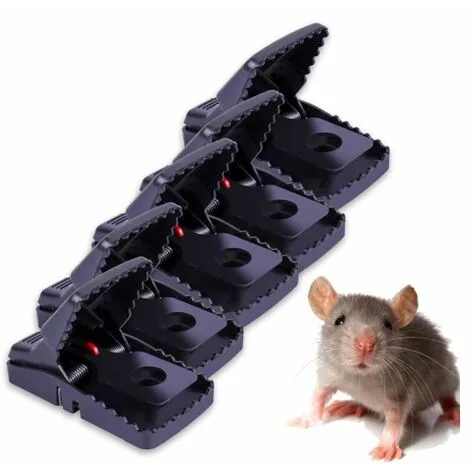 NAXUNNN Domestic Daze, Rat Traps And Rats, Catch And Fill The Mice, 5 Reusable Mouse Traps-- 3 NAXUNNN Domestic Daze, Rat Traps And Rats, Catch And Fill The Mice, 5 Reusable Mouse Traps--