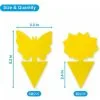 NAXUNNN Yellow Sticky Traps, Insect Sticky Trap For Fruit Flies And Plants For Indoor / ExtérieurCatcher For White Flies, Mosquitoes, Gnats Fungal, 2 NAXUNNN Yellow Sticky Traps, Insect Sticky Trap For Fruit Flies And Plants For Indoor / ExtérieurCatcher For White Flies, Mosquitoes, Gnats Fungal, -Indoor Flower Pot 83681789 1