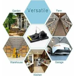 NAXUNNN 6 Piece Reusable Mouse Pad Reusable Mouse Trap, Sensitive Rat Trap For Indoor Kitchen Outdoor Garden -Indoor Flower Pot 83681801 3