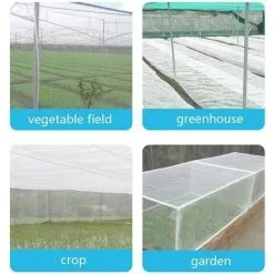 GTA Garden Insect Nets Fine Mesh Plant Antibird Net Insect Protection,Garden Insect Nets Fine Mesh Plant Antibird Net Insect Protection Net Greenhouse Protective Netting Grow Tunnel Garden Netting Fine Me -Indoor Flower Pot 85878058 5