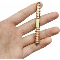 GTA 10 Pcs Double Head Ended Wood To Wood Screws Plating Self-Tapping Thread 78mm8mm For Furniture Fixing Dowel Woodworking Connector，BR-Vie -Indoor Flower Pot 85880673 3