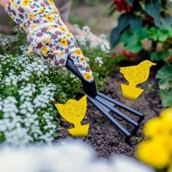 RHAFAYRE 48Pcs Plug-in Fly Trap Yellow Plates Yellow Sticker Plant Protection Against Aphids, Leaf Flies And Vermin, For Plants On The Balcony Or In The Garden -Indoor Flower Pot 88826520 5