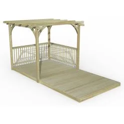 Forest & Garden 8’ X 16’ Forest Pergola Decking Kit No. 5 (2.4m X 4.8m)