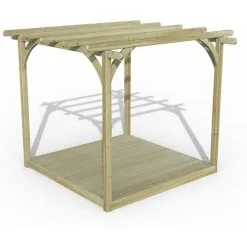 Forest & Garden 8’ X 8’ Forest Pergola Decking Kit No. 1 (2.4m X 2.4m)