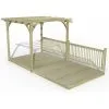 Forest & Garden 8’ X 16’ Forest Pergola Decking Kit No. 2 (2.4m X 4.8m)