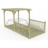 Forest & Garden 8’ X 16’ Forest Pergola Decking Kit No. 4 (2.4m X 4.8m) -Indoor Flower Pot 89367442 1