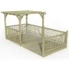 Forest & Garden 8’ X 16’ Forest Pergola Decking Kit No. 12 (2.4m X 4.8m)