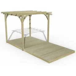 Forest & Garden 8’ X 16’ Forest Pergola Decking Kit No. 1 (2.4m X 4.8m)