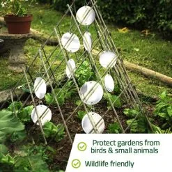 MODOU Premium Bird Deterrent Discs With Reflective Hanger To Deter Birds Like Woodpeckers. 9 MODOU Premium Bird Deterrent Discs With Reflective Hanger To Deter Birds Like Woodpeckers. -Indoor Flower Pot 89803299 3