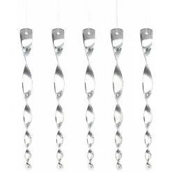 LITZEE 10 Pack Bird Repellent, Pigeon Repellent, Balcony Bird Scarer, Scarecrow Bar, 360 Degree Reflective Luminous Spiral, Gu.B/Bon