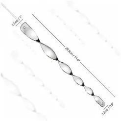 LITZEE 10 Pack Bird Repellent, Pigeon Repellent, Balcony Bird Scarer, Scarecrow Bar, 360 Degree Reflective Luminous Spiral, Gu.B/Bon -Indoor Flower Pot 90319853 5