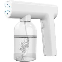 BOED Electric Disinfectant Fogger Gun, Capacity Handheld Rechargeable Nano Atomizer, For Room Clothing White