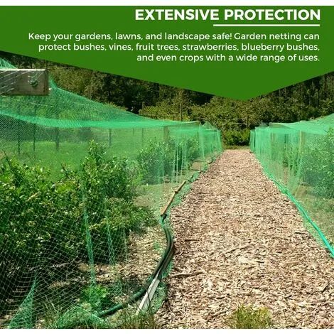 BOED Garden Net,Pond Net For Plants Trees Fruits Vegetables Flowers Crop Ponds Against Birds 4M X 10M 7 BOED Garden Net,Pond Net For Plants Trees Fruits Vegetables Flowers Crop Ponds Against Birds 4M X 10M - Image 5