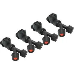 DECKON Atomizing Nozzle Spray Head Double Nozzle Anti-drip Sprayer Nozzle Accessory For Agricultural Electric Knapsack Sprayer4pcs G3/8 Dn10 -Indoor Flower Pot 91417810 4