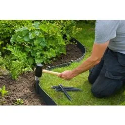 Garden Border Edging 0.075x10 M 3 Mm Black Nature 11 Garden Border Edging 0.075x10 M 3 Mm Black Nature -Indoor Flower Pot 92693445 5