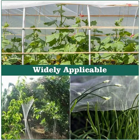 DECKON Insect Netting, Plant Anti-Insect Netting, Garden Mosquito Netting, Fine Mesh Anti-Insect Mesh For Protecting Plants, Flowers, Vegetables And Fruits (3 X 5 M) 6 DECKON Insect Netting, Plant Anti-Insect Netting, Garden Mosquito Netting, Fine Mesh Anti-Insect Mesh For Protecting Plants, Flowers, Vegetables And Fruits (3 X 5 M) - Image 4