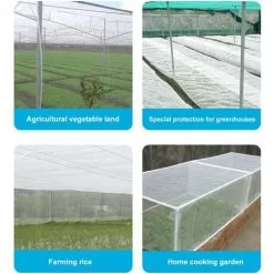 DECKON Insect Netting , Ultra-Fine Mesh Mosquito Bug Insect Bird Netting Barrier Hunting Blind Wire Mesh Garden For Protection Your Plant Vegetable Fruit Flower (6x2.5m) 9 DECKON Insect Netting , Ultra-Fine Mesh Mosquito Bug Insect Bird Netting Barrier Hunting Blind Wire Mesh Garden For Protection Your Plant Vegetable Fruit Flower (6x2.5m) -Indoor Flower Pot 92874770 3