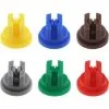 XINUY 6 Pack 110 Degree Flat Fan Shape Assorted Spray Nozzle 0.15-0.6mm Weed Killer Spray Nozzles -Indoor Flower Pot 93508877 1