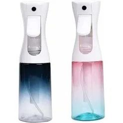 XINUY Hair Spray Bottle, Refillable Water Spray Bottle, Continuous Pressurized Mist Sprayers, Empty Mist Spray Bottle For Hairdressing, Skin Care, Pet Shower, Plants, Ironing And Cleaning (2 Pack) 200ml)