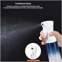 XINUY Hair Spray Bottle, Refillable Water Spray Bottle, Continuous Pressurized Mist Sprayers, Empty Mist Spray Bottle For Hairdressing, Skin Care, Pet Shower, Plants, Ironing And Cleaning (2 Pack) 200ml) -Indoor Flower Pot 93517362 5