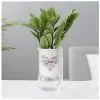 TUMALAGIA Self-Watering Flowerpot - Ceramic - Double Layer - Creative - For Indoor And Outdoor, C