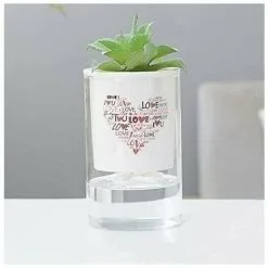 TUMALAGIA Self-Watering Flowerpot - Ceramic - Double Layer - Creative - For Indoor And Outdoor, D