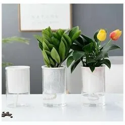 TUMALAGIA Self-Watering Flowerpot - Ceramic - Double Layer - Creative - Indoor And Outdoor, B -Indoor Flower Pot 93873435 3