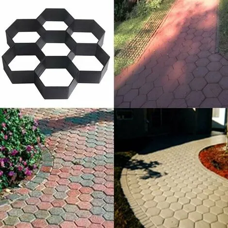 TUMALAGIA Plastic Flooring Mold Paving Mold, Medium Concrete Molds Stones, Stepping Stone 5 TUMALAGIA Plastic Flooring Mold Paving Mold, Medium Concrete Molds Stones, Stepping Stone - Image 3