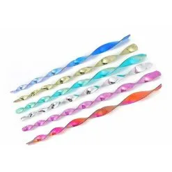 NICEONE Bird Repeller, 12 Pieces Bird Scarecrow Bird Scarer Wind Reflective Wind Spiral Rotating Repeller For Scaring Birds, 6 Colors (30CM)