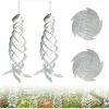 HEGUYEY SL.GT 4 Pcs Bird Repeller Bird Scarer Spiral Tape Hanging Laser Reflective Deterrent Device Reflective Repellents 2 HEGUYEY SL.GT 4 Pcs Bird Repeller Bird Scarer Spiral Tape Hanging Laser Reflective Deterrent Device Reflective Repellents -Indoor Flower Pot 95349574 1