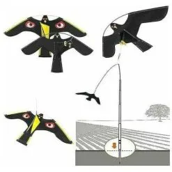 GTA Hawk Kite For Garden Scarecrow Yard Birds Scarer Repeller Flying Home Decoration 1Pcs