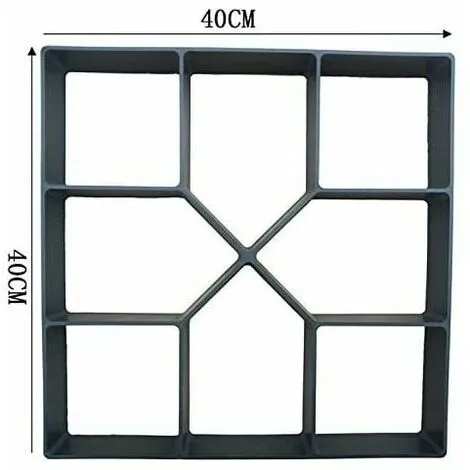 GTA Plastic 40 X 40 Cm For Garden Paving Mold Deck Driveway Patio Concrete Sidewalk Cement Reusable Paving Mold DIY Formwork Mold 4 GTA Plastic 40 X 40 Cm For Garden Paving Mold Deck Driveway Patio Concrete Sidewalk Cement Reusable Paving Mold DIY Formwork Mold - Image 2