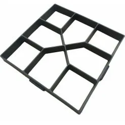 GTA Plastic 40 X 40 Cm For Garden Paving Mold Deck Driveway Patio Concrete Sidewalk Cement Reusable Paving Mold DIY Formwork Mold 9 GTA Plastic 40 X 40 Cm For Garden Paving Mold Deck Driveway Patio Concrete Sidewalk Cement Reusable Paving Mold DIY Formwork Mold -Indoor Flower Pot 95646709 3