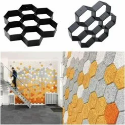 GTA Reusable Paving Path Maker Garden Path Diy MoldPlastic Concrete Paver Mold For Path DIY Paving Mold -Indoor Flower Pot 95649613 4