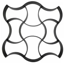 GTA Garden Road Stepping Stone Concrete Pavement Mold Making Manually Making Paving Stones For Patio Yard Balconies