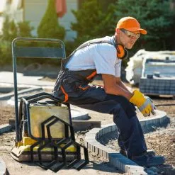 Relaxdays 2 X Paving Mould, Hexagonal Brick Painting, Garden Treads, Concrete Pouring Shape HxWxD 4 X 35,5 X 37 Cm, Black -Indoor Flower Pot 95801867 3