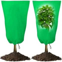 XINUY Winter Protection For Plants Frost Protection, 2pcs Plant Protection Bag Winter Potted Plant Protection Hood, Winter Protection For Potted Plants, With Drawstring -Indoor Flower Pot 96085538 3